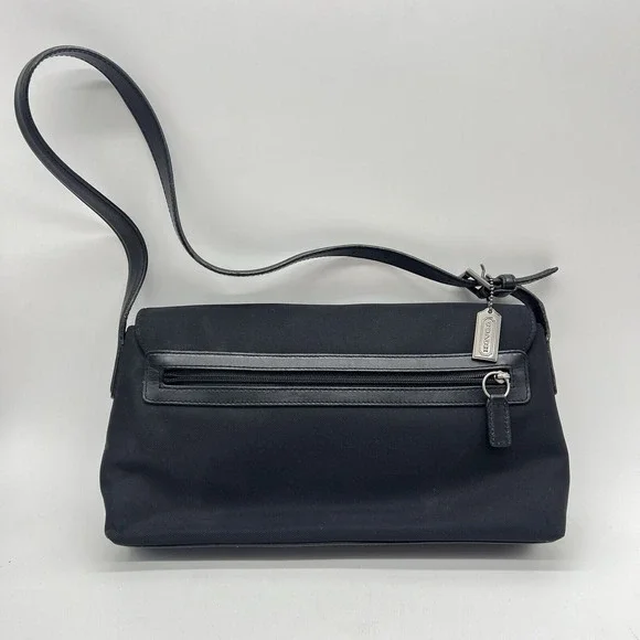 Coach Whitney Shoulder Bag Black East West Flap Purse Vintage